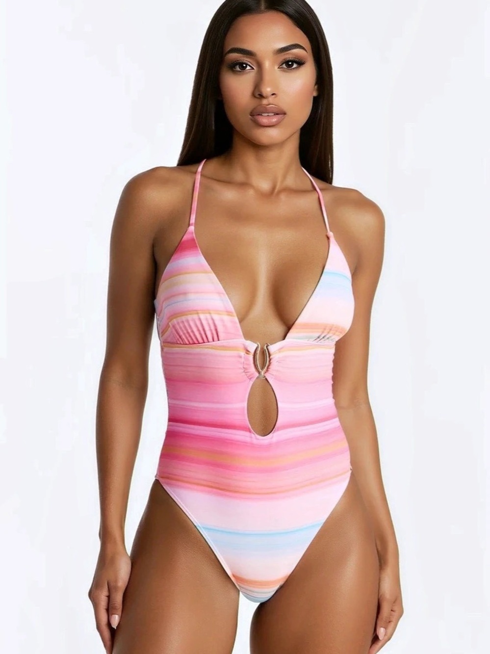 Fashion Nova Ombre One Piece Swimsuit